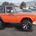 1972 Ford PS, Bronco Orange Beauty Bronco strong 351 3 speed / floor No Reserve