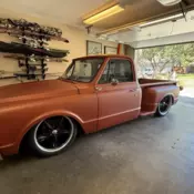 1972 GMC Pickup Orange step side