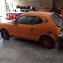 1972 Honda 600 Coupe Orange Automobile Car