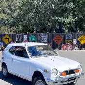 1972 Honda Z Coupe White