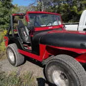 1972 Jeep CJ 5 Convertible Red