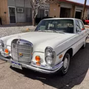 1972 Mercedes-Benz 280SE Sedan ONE OWNER 95,378 Miles Off white