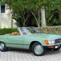 1972 Mercedes-Benz 350SL Roadster Convertible Reed Green RARE Both Tops