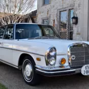1972 MERCEDES BENZ W108 280 SE STUNNING WHITE/BLACK NONE NICER MUST SEE ALLBOOKS