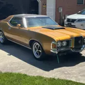 1972 Mercury Cougar XR-7 hardtop