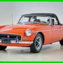 1972 MG B  Convertible Roadster Partially Restored Classic  1798 cc