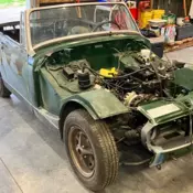 1972 MG Midget, many new parts, some assembly required!