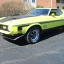 1972 Mustang Mach 1 factory ram air 351 auto, very clean Lime Green 1 of 179