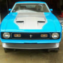 1972 Mustang Mach 1 Grabber Blue Fastback, Beautiful Restoration almost complete