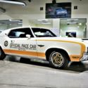 1972 Oldsmobile Cutlass INDY 500 PACE CAR 82868 Miles White Coupe 455 V8 3 Speed