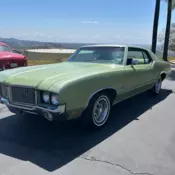 1972 OLDSMOBILE CUTLASS SUPREME CA BLUE PLATE SURVIVOR RUNS & DRIVES GREAT!!