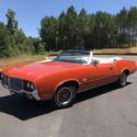 1972 Oldsmobile Cutlass Supreme Convertible Factory Air Rally Pac  Flame orange