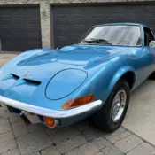 1972 Opel GT  /4 speed Low Miles Super clean !