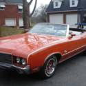 1972 Orange Oldsmobile Cutlass Supreme Convertible