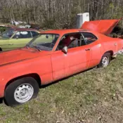 1972 Plymouth Duster Coupe Orange 340