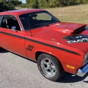 1972 Plymouth Duster Coupe Red 340