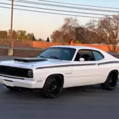 1972 Plymouth Duster Coupe White