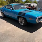 1972 Plymouth Roadrunner Blue