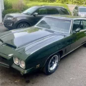 1972 Pontiac GTO Coupe Green 2 door