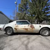 1972 Pontiac Trans Am Coupe White deluxe