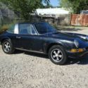1972 PORSCHE 911 T TARGA, 5 SPEED. ALBERT BLUE, TOOL KIT.  PROJECT , DALLAS,TX.