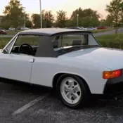 1972 Porsche 914 1.7L, White/Black, 5 spoke Fuchs, full restoration!