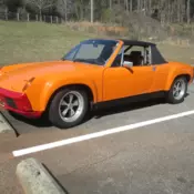 1972 Porsche 914 with a 2 Liter 2056cc Engine Upgrade Lightweight Car with Fuchs