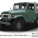 1972 Toyota Land Cruiser FJ43 Nebula Green SUV 3.9 liter Inline 6 3 Speed Manual