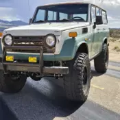 1972 Toyota Land Cruiser Green Fj55