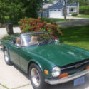 1972 TR6 with Rebuilt Motor & 5 Speed Transmission