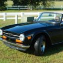 1972 Triumph TR-6,  Classic Jet Black British Sports Car