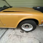 1972 Triumph TR 6 Convertible Orange