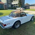 1972 Triumph TR 6 Convertible White RWD Manual NA