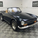 1972 TRIUMPH TR-6. OPALESCENT DARK GREEN / TAN. DRIVING CAR FOR IMPROVEMENT.