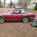 1972 Triumph TR 6 Sportscar Red RWD Manual convertible