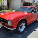 1972 Triumph TR6, 2.5-liter OHV inline-six engine with two Zenith-Stromberg carb