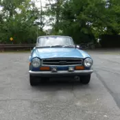 1972 Triumph TR6 in French Blue