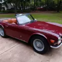 1972 Triumph TR6 manual 4-Speed with the desirable factory overdrive option.