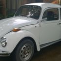 1972 Volkswagen Beetle Classic White VW Restored No Reserve NEW ENGINE