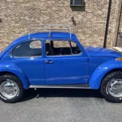 1972 Volkswagen Beetle (Pre-1980) Blue silver