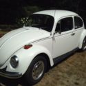 1972 Volkswagen Beetle Standard; White/blue