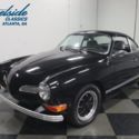1972 Volkswagen Karmann Ghia  54244 Miles Black Coupe 1600 CC Flat 4 4 Speed Man