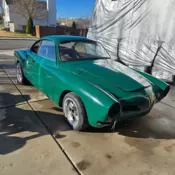1972 Volkswagen Karmann Ghia Sportscar Green