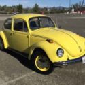 1972 Volkswagen Super Beetle Sedan - Yellow - Automatic Stick Shift
