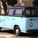 1972 VOLKSWAGEN TYPE 2 CREW CAB PICKUP 89412 Miles Blue/Black Pickup / Truck 150
