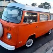 1972 Volkswagen Westfalia bus that is in beautiful condition inside and out!