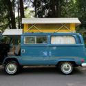 1972 VW Bus Westfaila Pop Top Camper Van 4-Speed 4&#039;Cyl ONLY 64k Miles 2-Owner