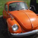 1972 VW Super Beetle Orange
