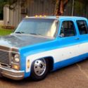 1973 3500 CREW CAB 454 3+3 DUALLY BAGGED 19.5 ALCOA WHEELS PATINA C-10 C30 C35