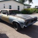 1973 73 Chevy Chevrolet Nova Frame Off Project Front Disc, Runs Needs Finished